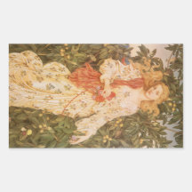 Flora, Goddess of Blossoms and Flowers by Morgan Sticker