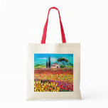 FLORA IN TUSCANY CANVAS BAGS