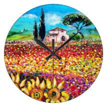 FLORA IN TUSCANY/ Fields ,Poppies and Sunflowers