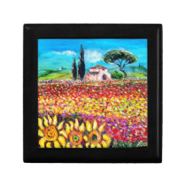 FLORA IN TUSCANY/ Fields ,Poppies and Sunflowers