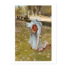Flora - Sir Lawrence Alma-Tadema postcard