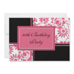 Floral 30th Birthday Party Invitations