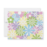 Floral Background I invitations