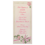 Floral Baptismal program 1/5