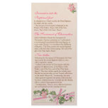 Floral Baptismal Program 4/5 rack cards