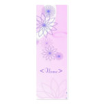Floral Bookmark Business Card
