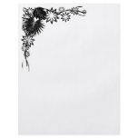 Floral border full color flyer