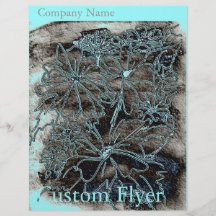 Floral Bouquet Blue Flyer