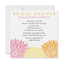 Floral Bridal Shower Invitations