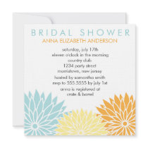 Floral Bridal Shower Invitations