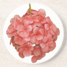 Floral bunch beverage coasters