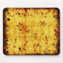 floral burn mousepads