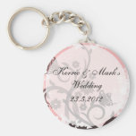 Floral Butterfly Wedding Favors Keychains