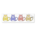 Floral Calico Kitty Bumper Sticker bumper stickers