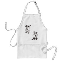 Floral chef aprons