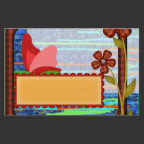 Floral Collage Stationery