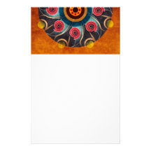 Floral Colour Abstract Vector Art Stationery