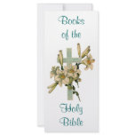 Floral Cross Book Mark rack cards