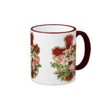 Floral Cross Mug