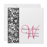 floral damask; live, love, laugh | save the date invitations