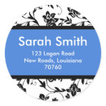 Floral Damask Sticker