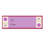 Floral Deco  Gift Tag