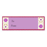 Floral Deco  Gift Tag business cards