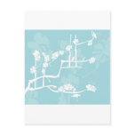 floral design post card