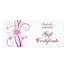 Floral Design Rack Card