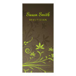 Floral Design Rack Card rack cards