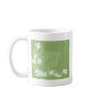 floral design with grapevine. mug