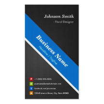 Floral Designer - Premium Double Sided Business Cards
