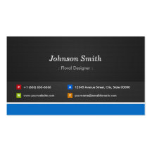 Floral Designer - Professional Customizable Business Card Templates