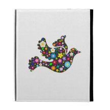 Floral Dove of flowers iPad Folio Case