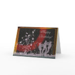 Floral Fantasy Birthday Card