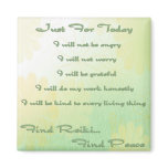 Floral Find Reiki Fridge Magnet