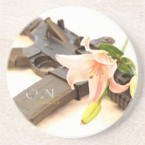 Floral Firepower Coaster - AR15