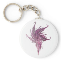 Floral first keychain
