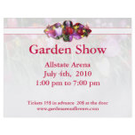 Floral Flyer for Garden Show