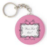 FLORAL FRAME CARD PINK