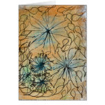 Floral Gems Rustic Greeting Card