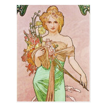 Floral Goddess Postcards