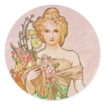 Floral Goddess Sticker