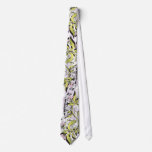 floral grunge leaves ties