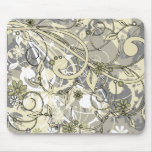 floral grunge mousepads