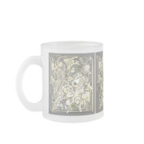 floral grunge mug