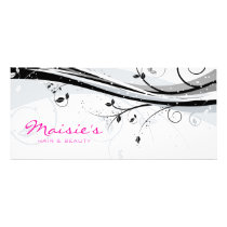 Floral Grunge Rack Card