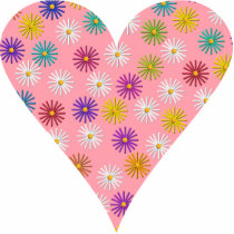 Floral Heart Wall Sculpture Photo Sculptures