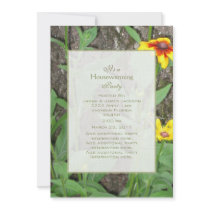 Floral Housewarming Party Invitation