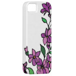 Floral iPhone case purple flowers iPhone 5 Cases
